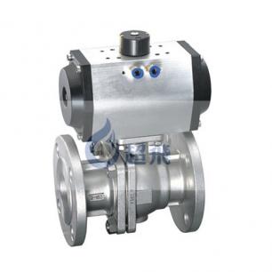 卫生级法兰气动球阀