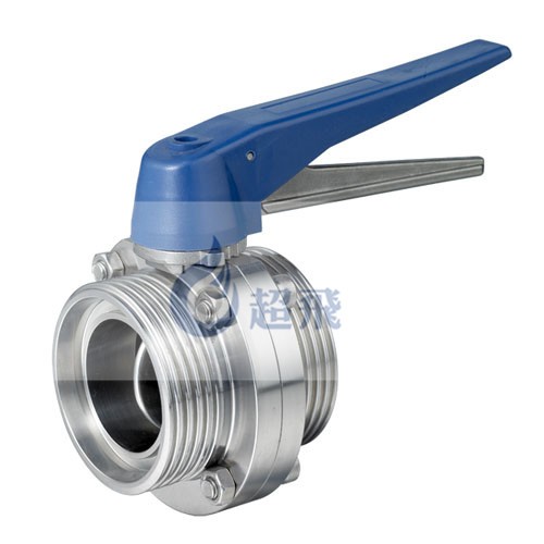 【卫生级蝶阀】外螺纹手动蝶阀的应用工作原理